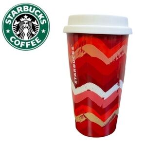 Starbucks Zig Zag Ceramic Tumbler